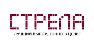 Логотип магазина электроники StrelaOnline для страницы с актуальными купонами и акциями